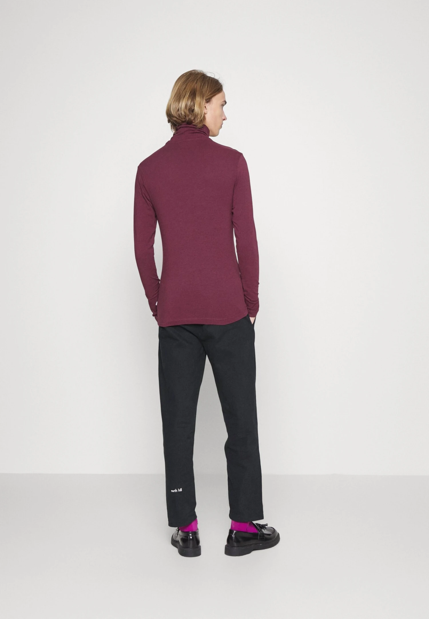 Pier One 2 Pack - Longsleeve - Bordeaux/Dark Blue 5 Pier One 2 Pack - Longsleeve - Bordeaux/Dark Blue - Afbeelding 3