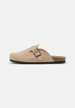 Pier One Leather Unisex - Pantoffels - Beige