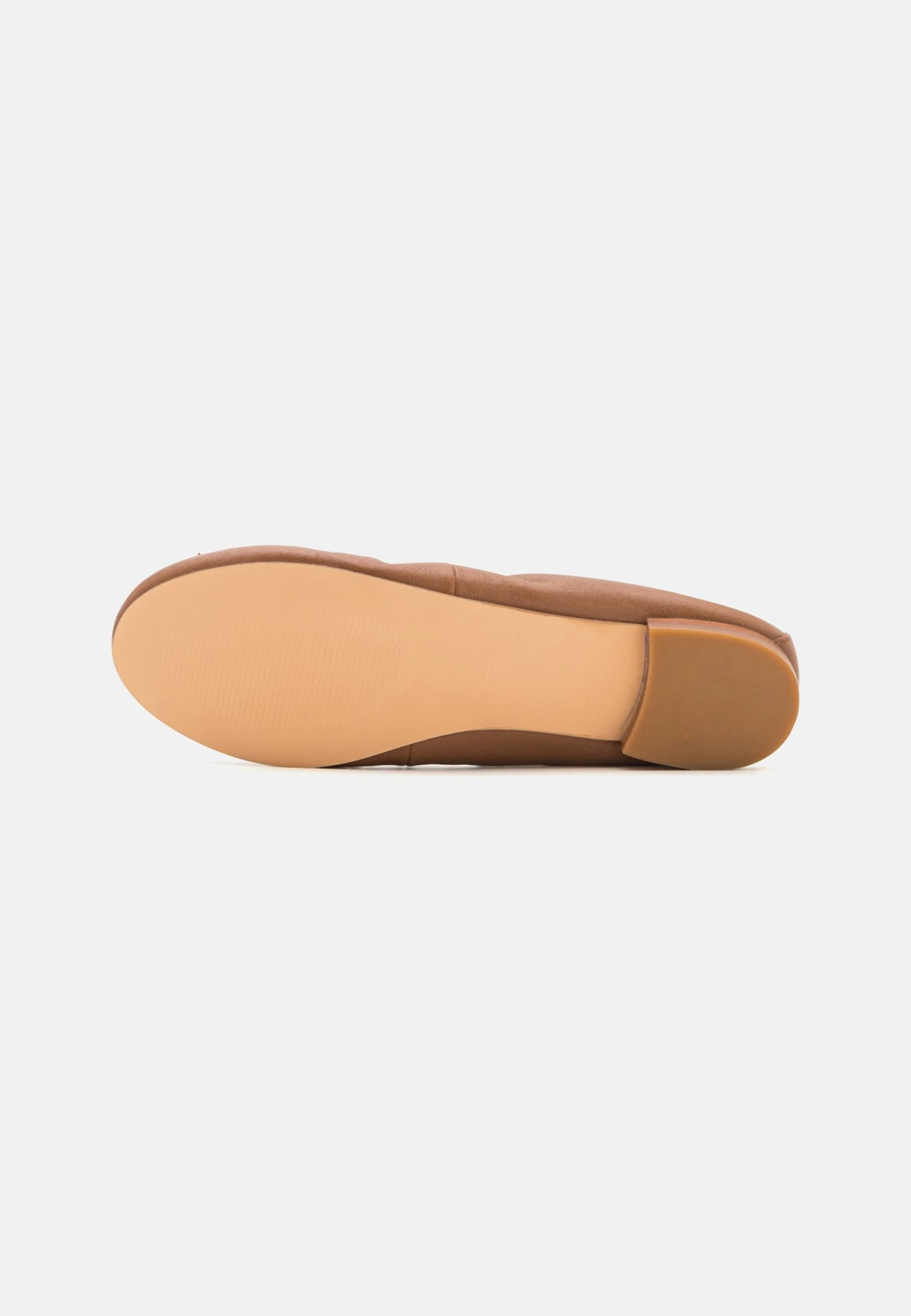Pier One Leather - Ballerina'S - Cognac 7 Pier One Leather - Ballerina'S - Cognac - Afbeelding 5
