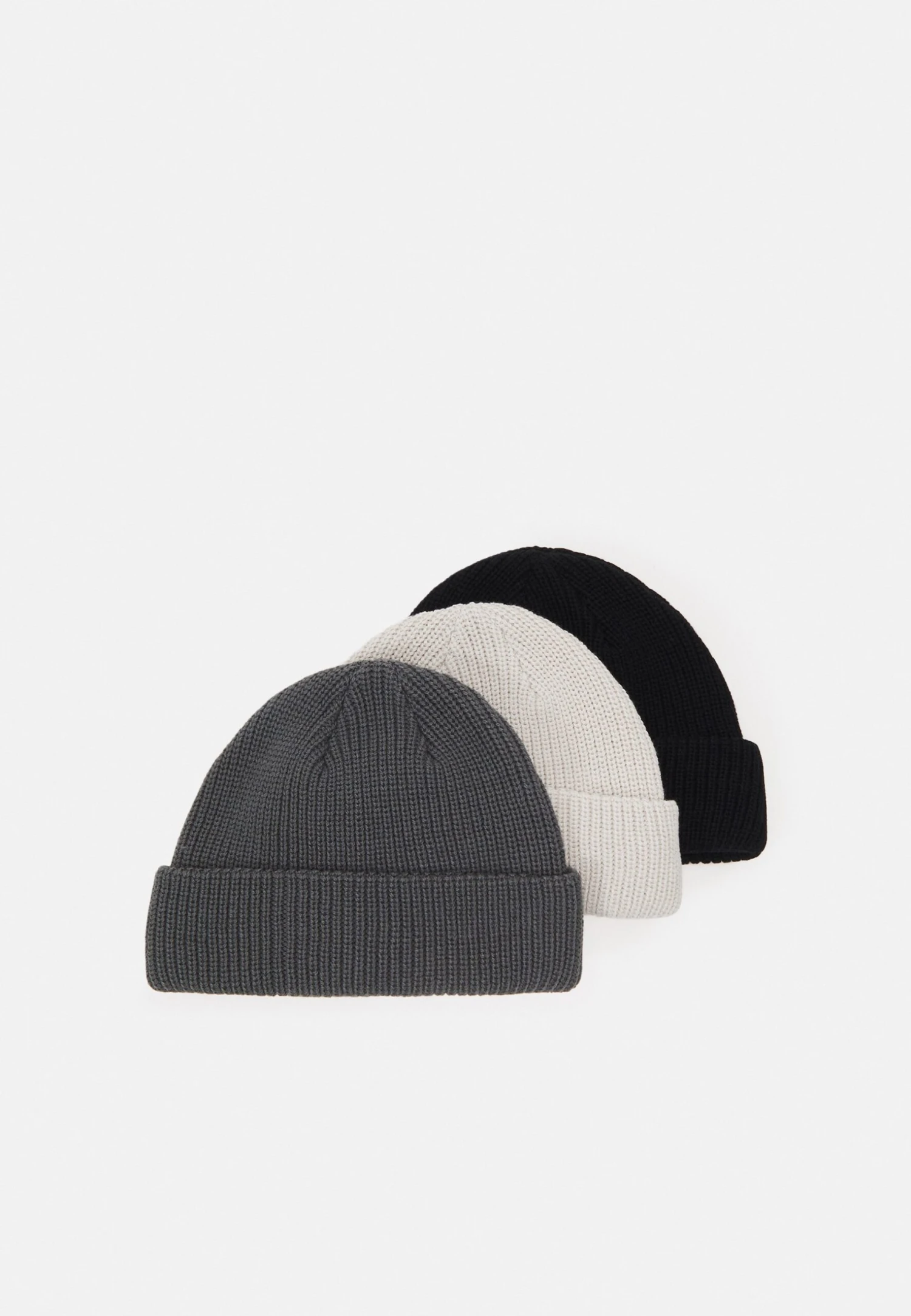 Pier One Unisex 3 Pack - Muts - Black/Dark Grey/Off-White/ 3 Pier One Unisex 3 Pack - Muts - Black/Dark Grey/Off-White/