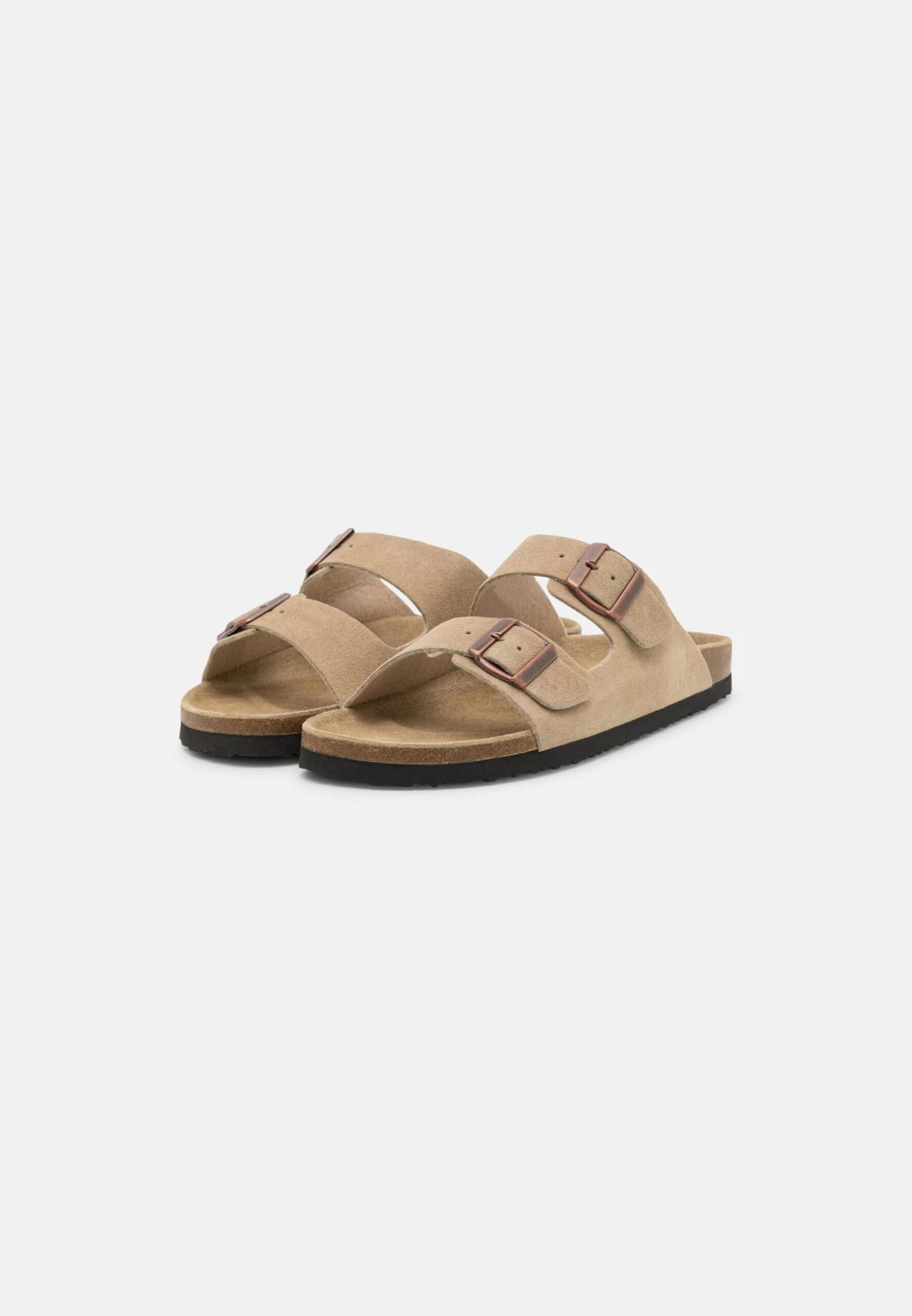 Pier One Leather Unisex - Pantoffels - Beige 4 Pier One Leather Unisex - Pantoffels - Beige - Afbeelding 2