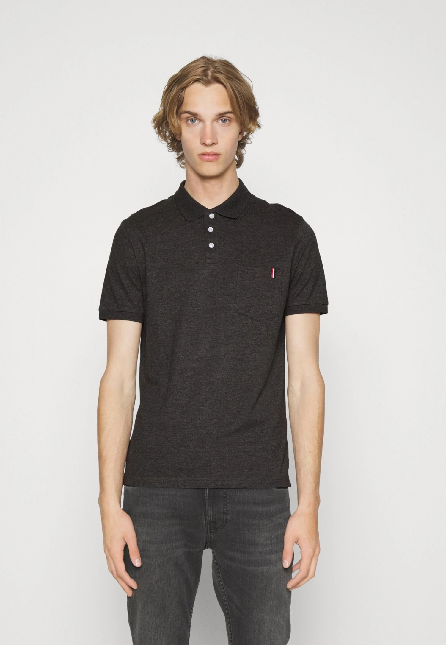 Pier One 2 Pack - Poloshirt - 103 - Dark Grey_001 - White 5 Pier One 2 Pack - Poloshirt - 103 - Dark Grey_001 - White - Afbeelding 3