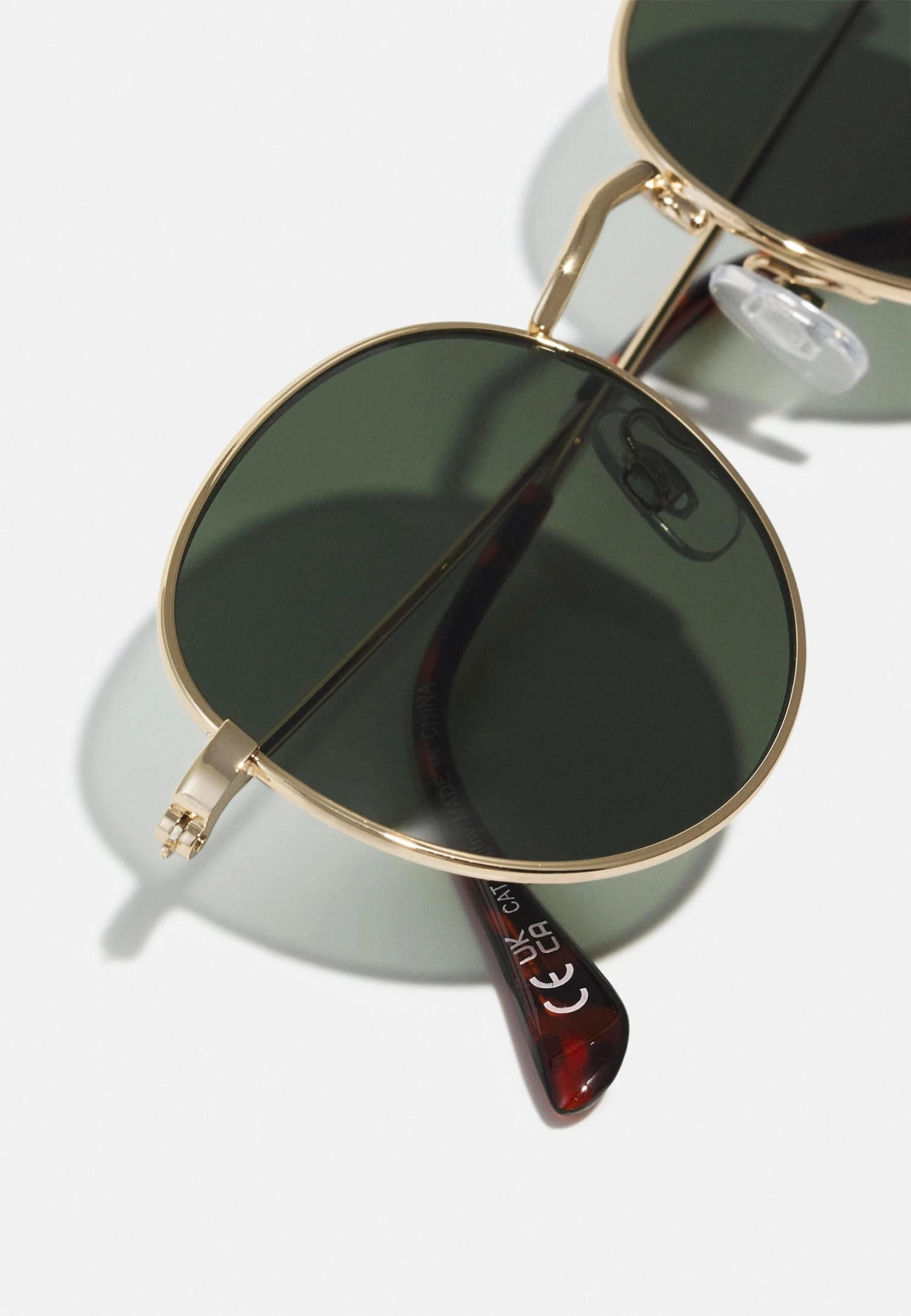 Pier One Unisex - Zonnebril - Gold-Coloured/Green 6 Pier One Unisex - Zonnebril - Gold-Coloured/Green - Afbeelding 4