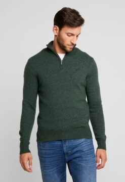 Pier One Trui - Mottled Dark Green