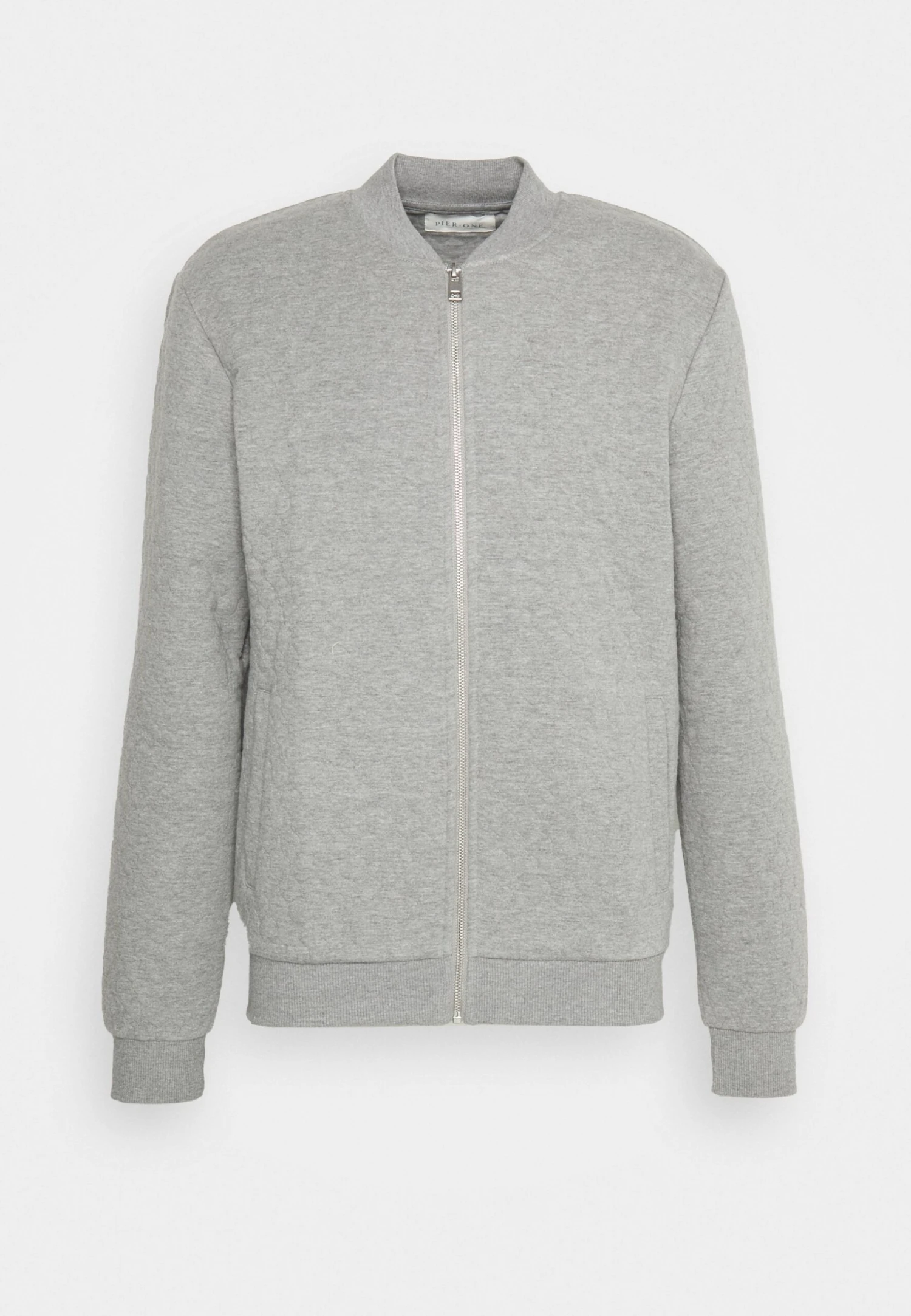 Pier One Sweater Met Rits - Mottled Grey 6 Pier One Sweater Met Rits - Mottled Grey - Afbeelding 5