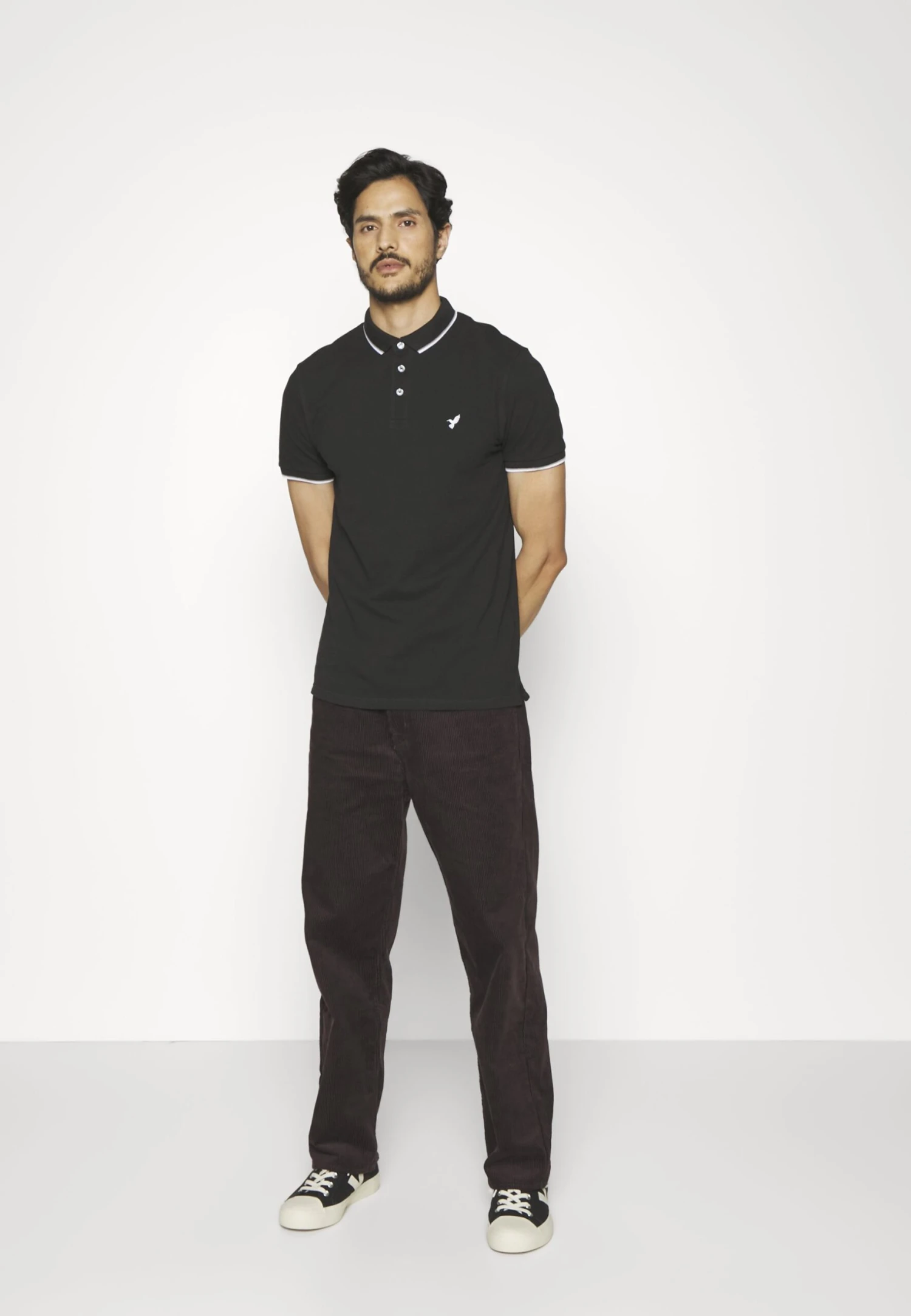Pier One 2 Pack - Poloshirt - Black/Dark Blue 3 Pier One 2 Pack - Poloshirt - Black/Dark Blue