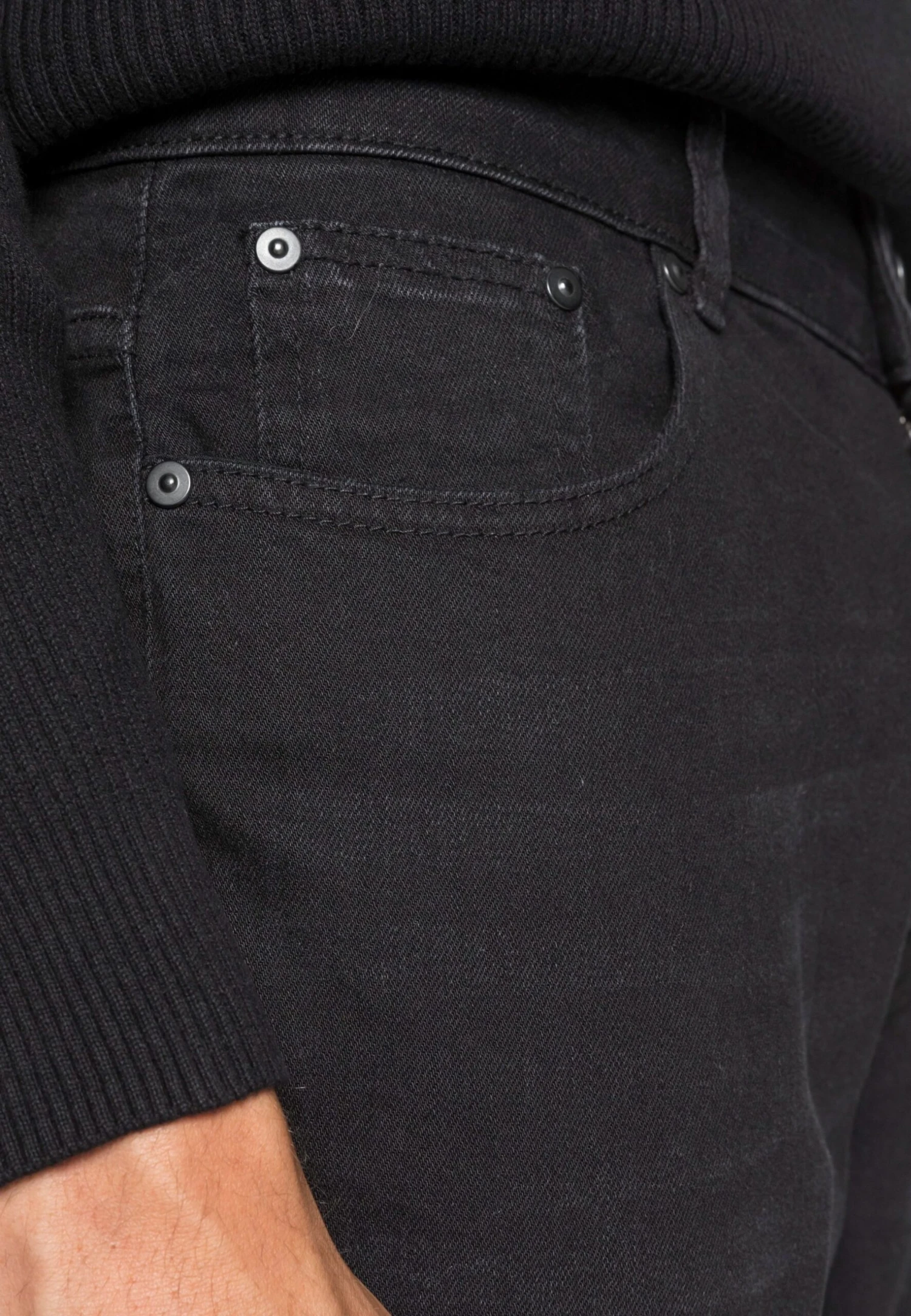 Pier One Jeans Skinny Fit - Black Denim 7 Pier One Jeans Skinny Fit - Black Denim - Afbeelding 5