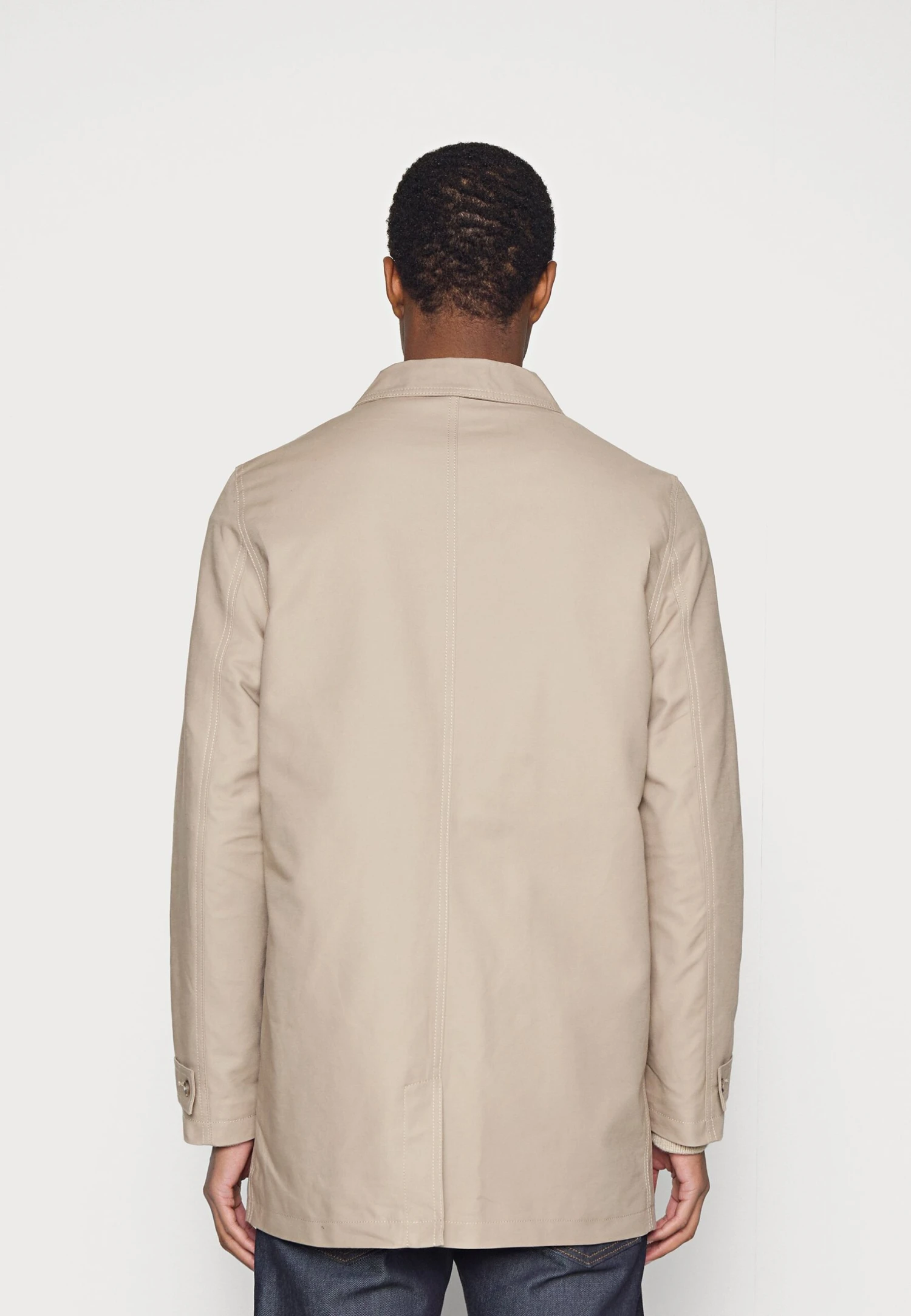 Pier One Commuter Coat- Halflange Jas - Tan 5 Pier One Commuter Coat- Halflange Jas - Tan - Afbeelding 3