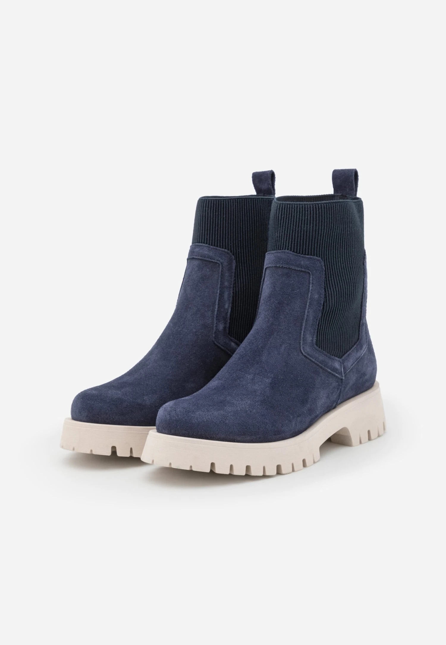 Pier One Leather - Enkellaarsjes Met Plateauzool - Dark Blue 5 Pier One Leather - Enkellaarsjes Met Plateauzool - Dark Blue - Afbeelding 3