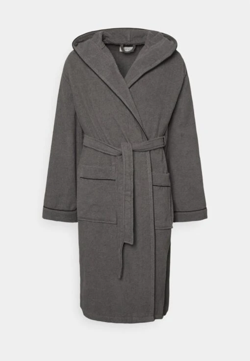 Pier One Badjas - Dark Grey/Black