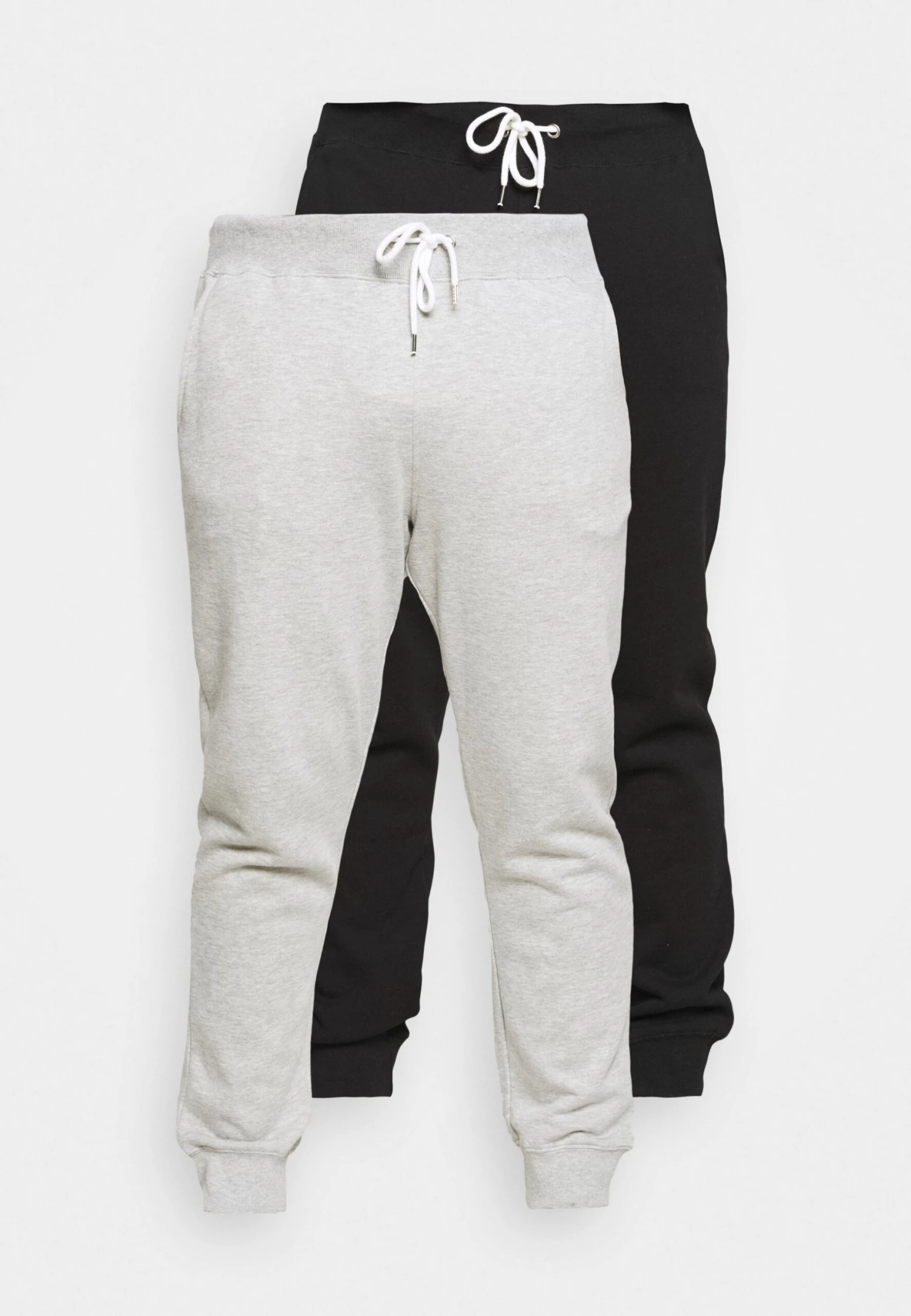 Pier One 2 Pack - Trainingsbroek - Black/Mottled Light Grey 3 Pier One 2 Pack - Trainingsbroek - Black/Mottled Light Grey