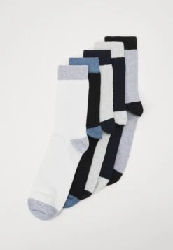 Pier One 5 Pack - Sokken - Mottled Light Grey/Dark Blue/Black