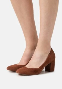 Pier One Leather - Klassieke Pumps - Dark Brown