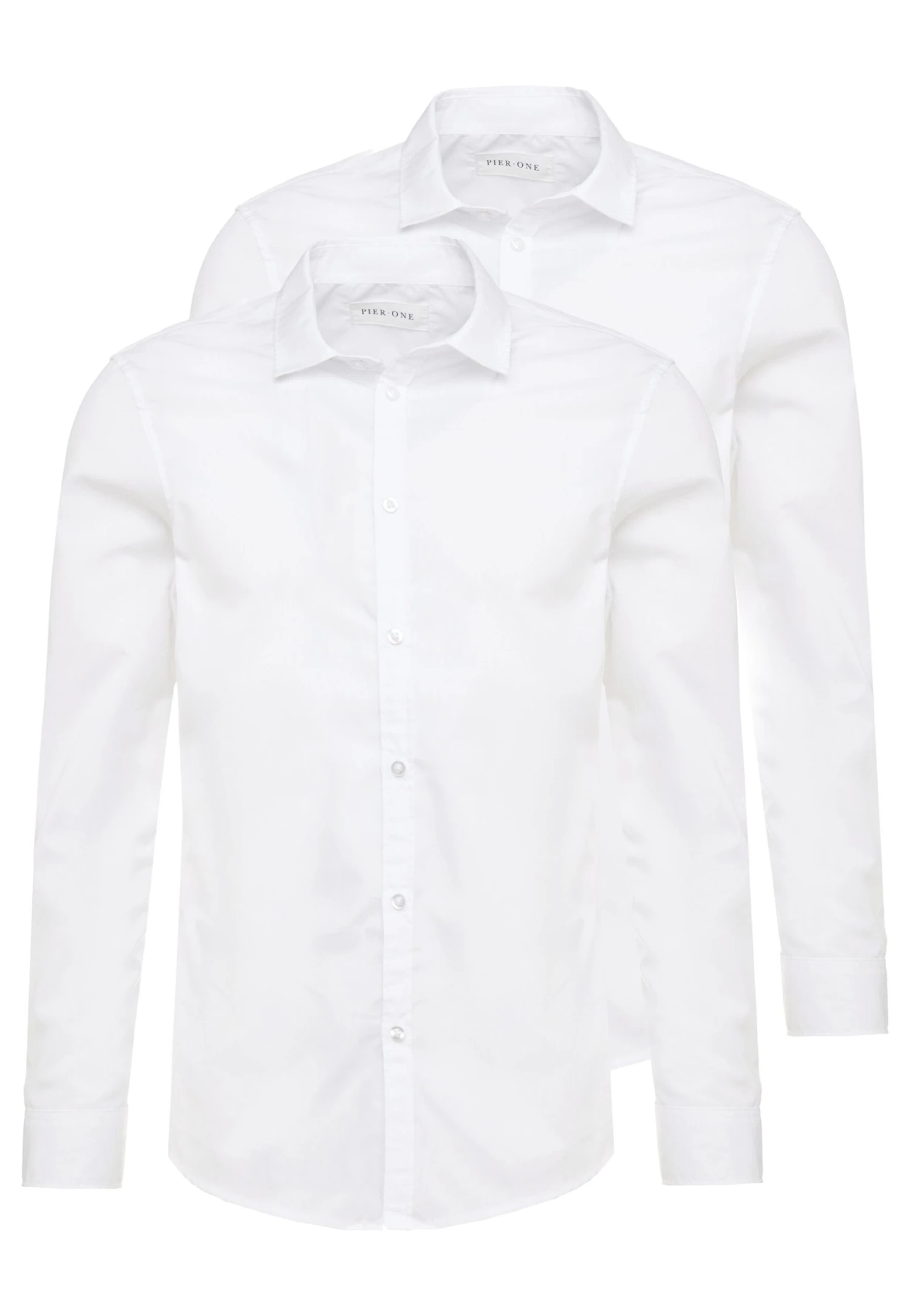 Pier One 2 Pack - Zakelijk Overhemd - White 7 Pier One 2 Pack - Zakelijk Overhemd - White - Afbeelding 5