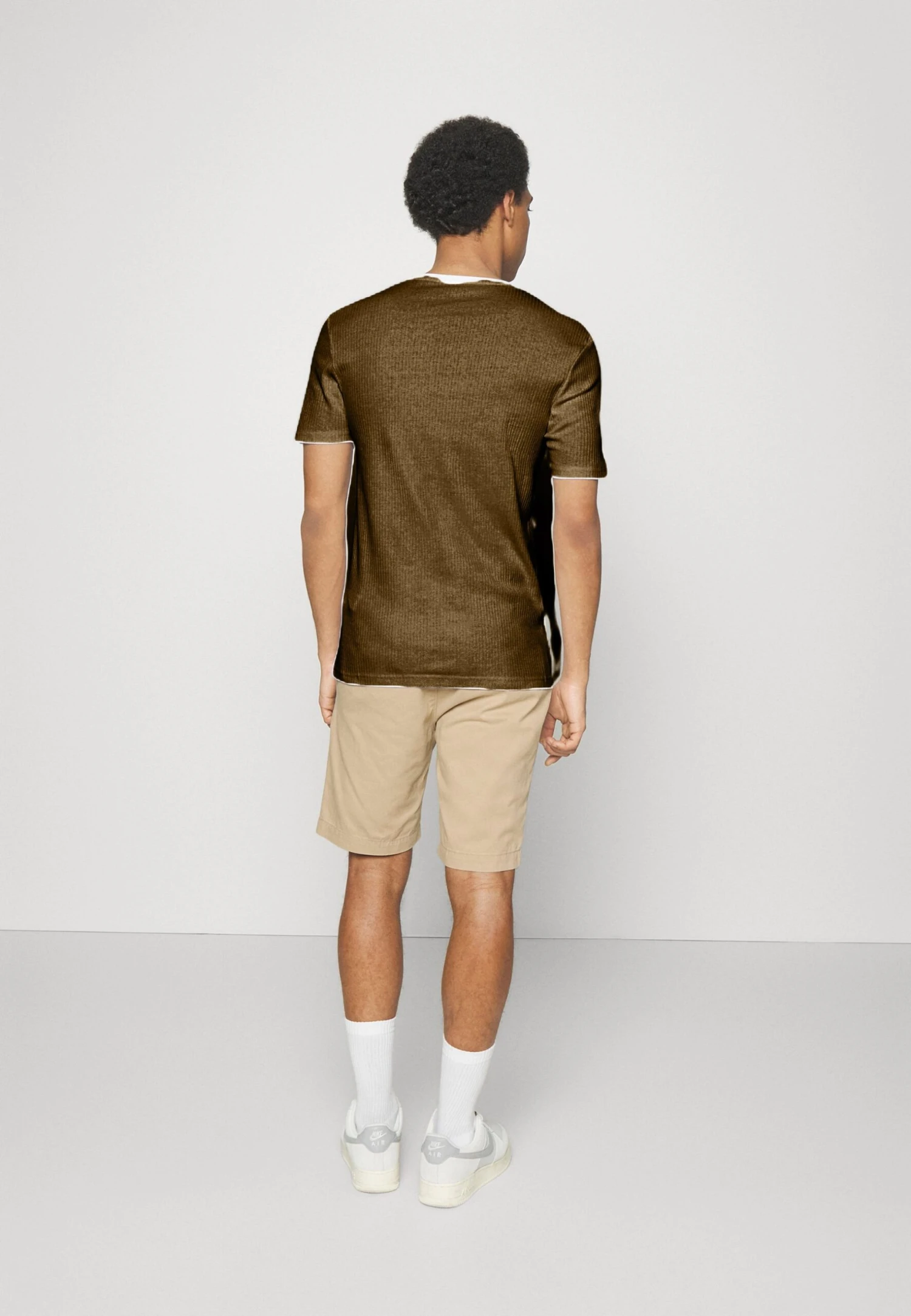 Pier One 2 Pack - Shorts - Tan/Black 5 Pier One 2 Pack - Shorts - Tan/Black - Afbeelding 3