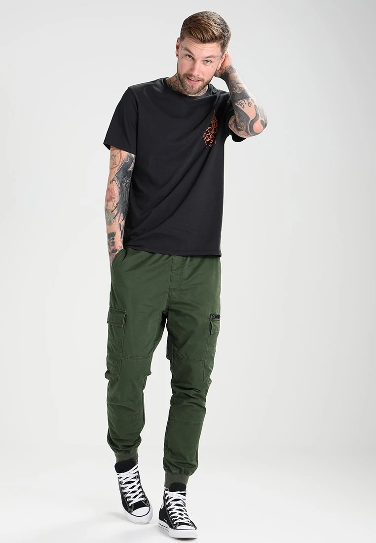 Pier One Cargobroek - Dark Green 4 Pier One Cargobroek - Dark Green - Afbeelding 2