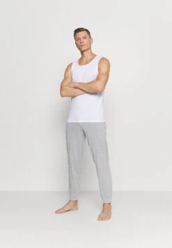 Pier One 2 Pack - Pyjamabroek - Mottled Dark Grey/Mottled Grey