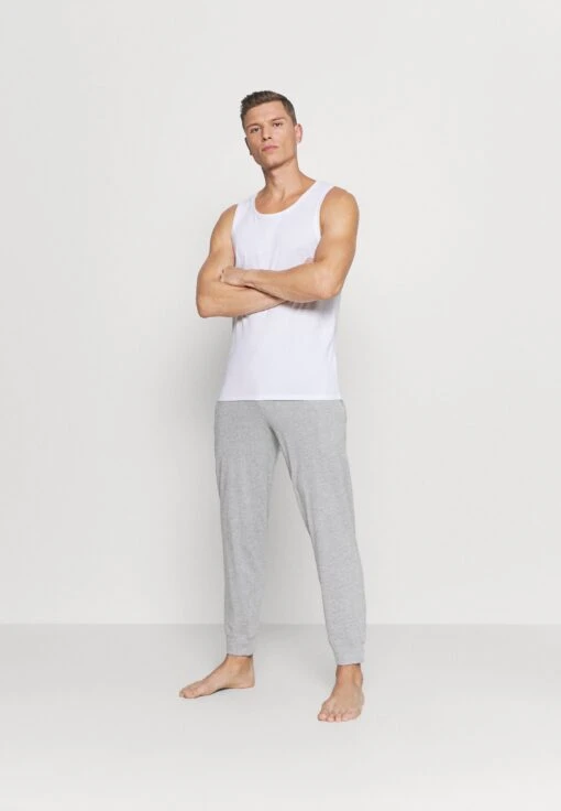 Pier One 2 Pack - Pyjamabroek - Mottled Dark Grey/Mottled Grey
