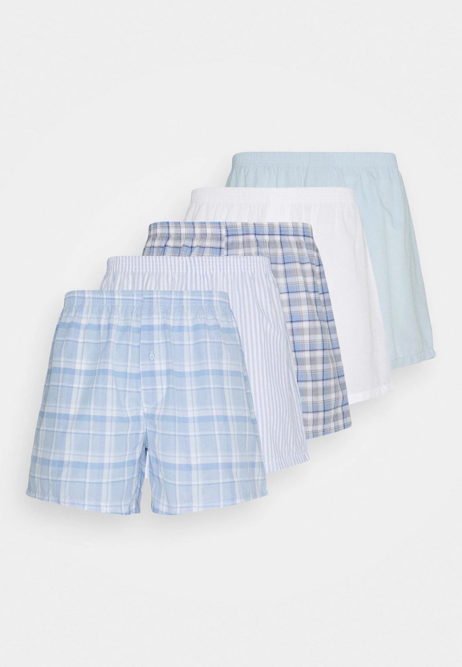 Pier One 5 Pack - Boxershort - Light Blue/White 7 Pier One 5 Pack - Boxershort - Light Blue/White - Afbeelding 5