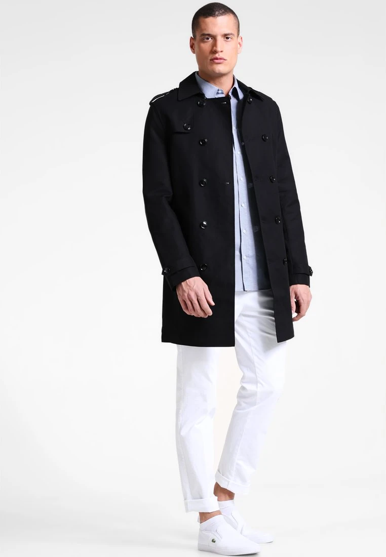 Pier One Trenchcoat - Black 4 Pier One Trenchcoat - Black - Afbeelding 2