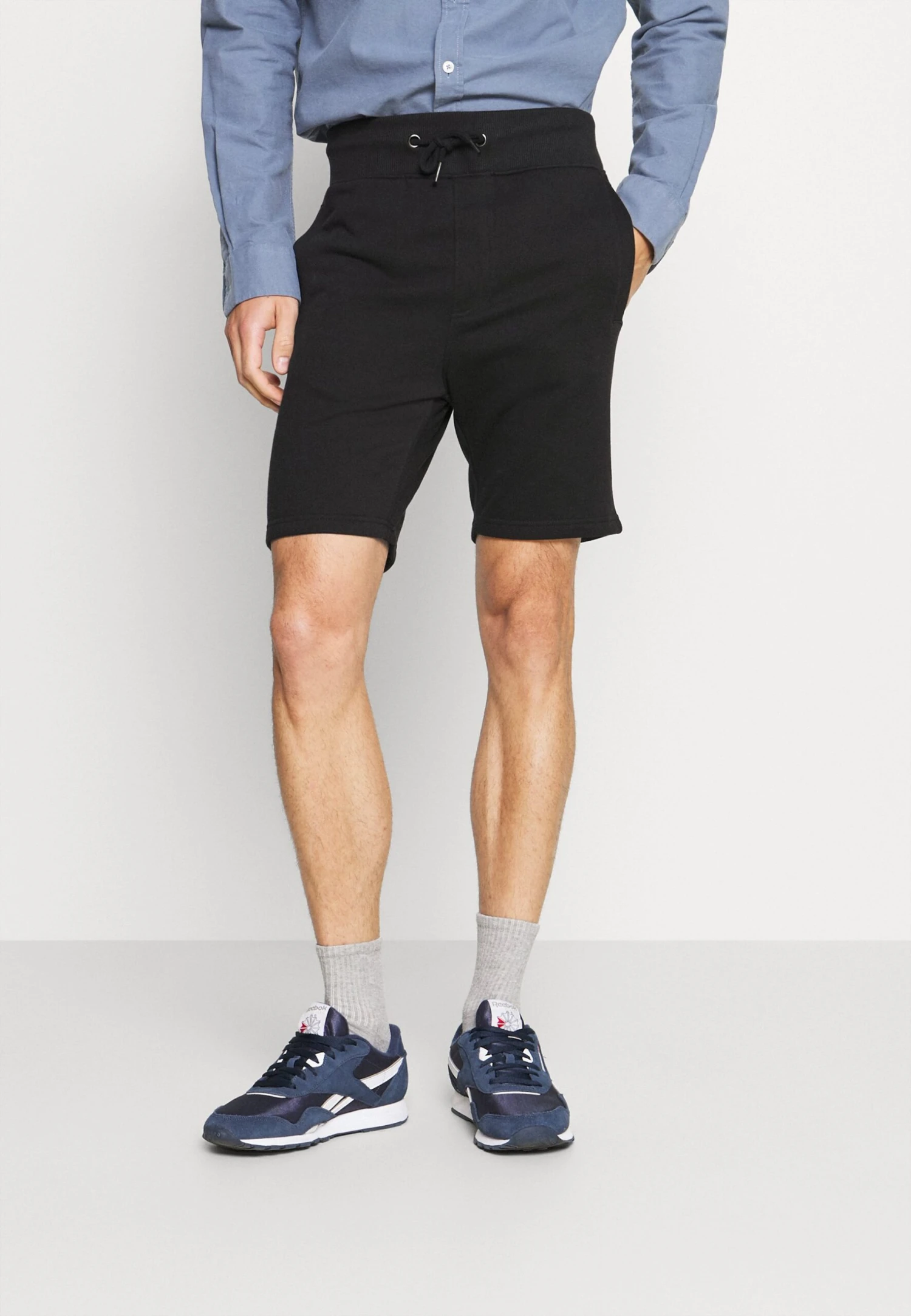 Pier One 3 Pack - Shorts - Black/Mottled Light Grey/Dark Blue 4 Pier One 3 Pack - Shorts - Black/Mottled Light Grey/Dark Blue - Afbeelding 2