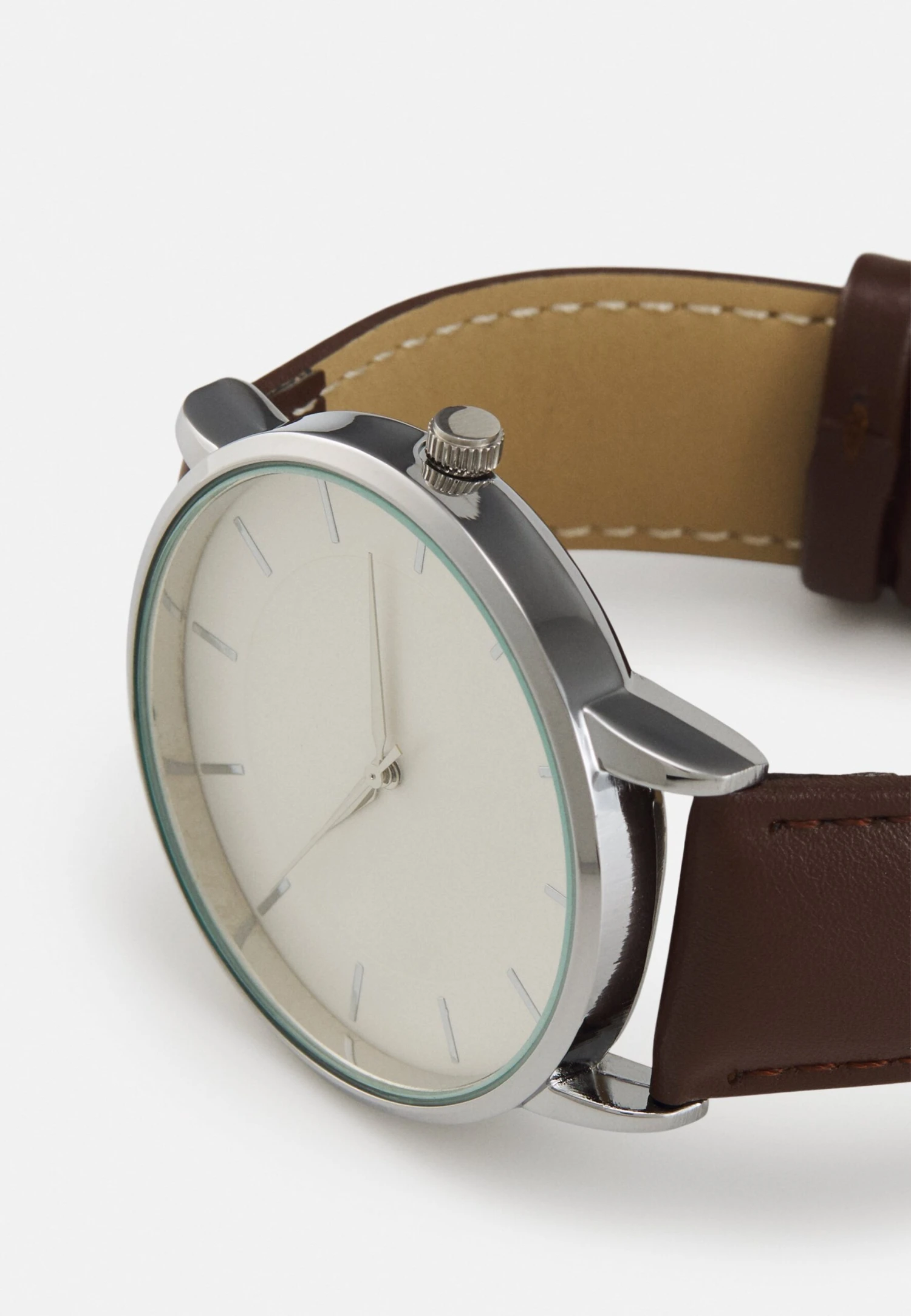 Pier One Horloge - Brown/Silvercoloured 6 Pier One Horloge - Brown/Silvercoloured - Afbeelding 4