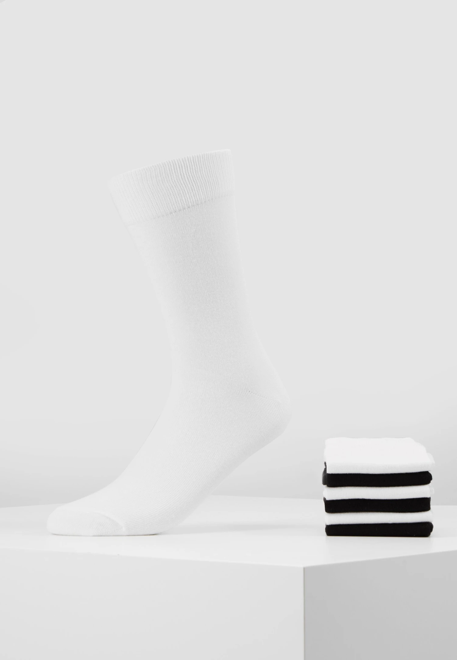Pier One 7 Pack - Sokken - White/Black 3 Pier One 7 Pack - Sokken - White/Black