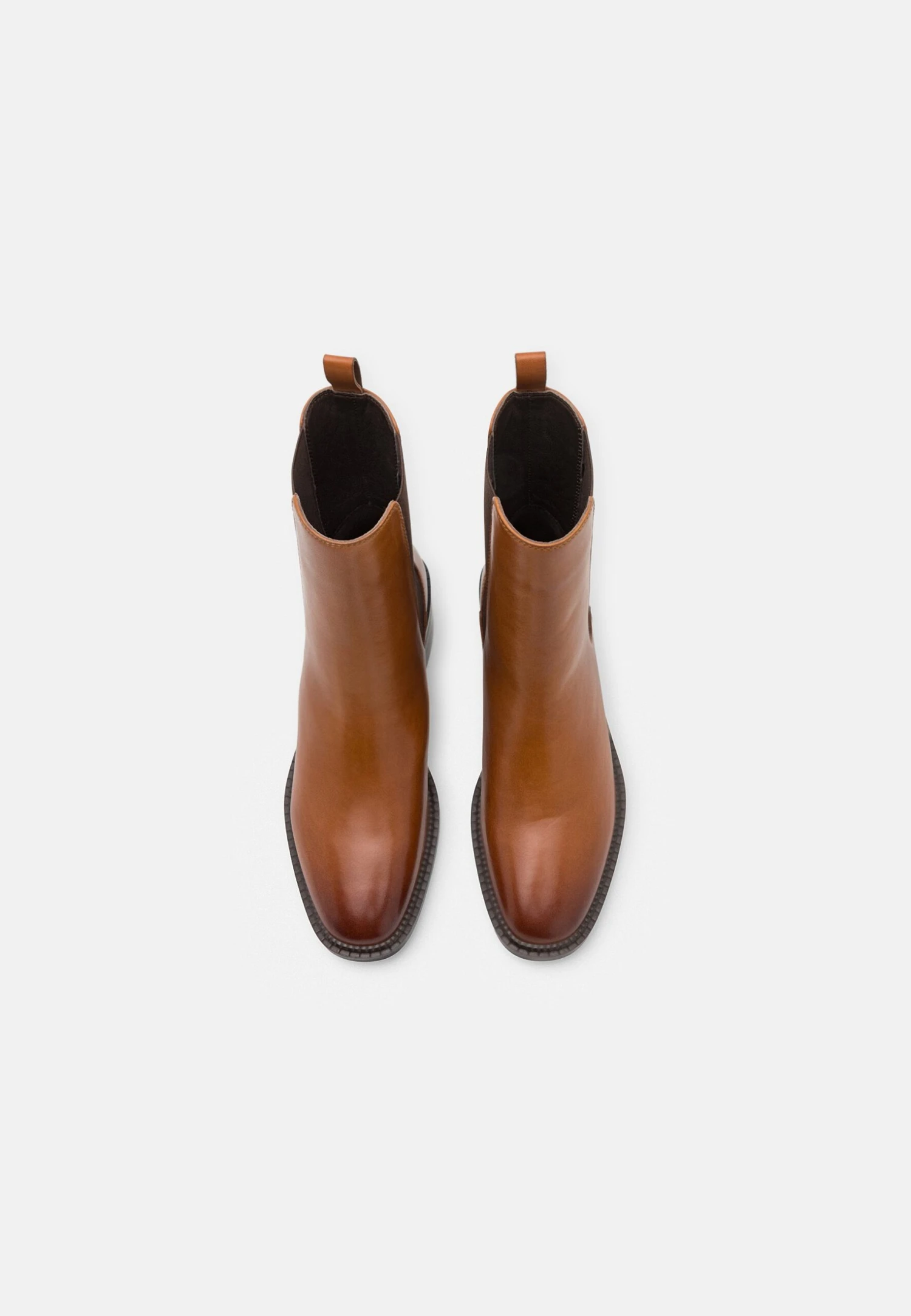 Pier One Leather- Korte Laarzen - Cognac 7 Pier One Leather- Korte Laarzen - Cognac - Afbeelding 6