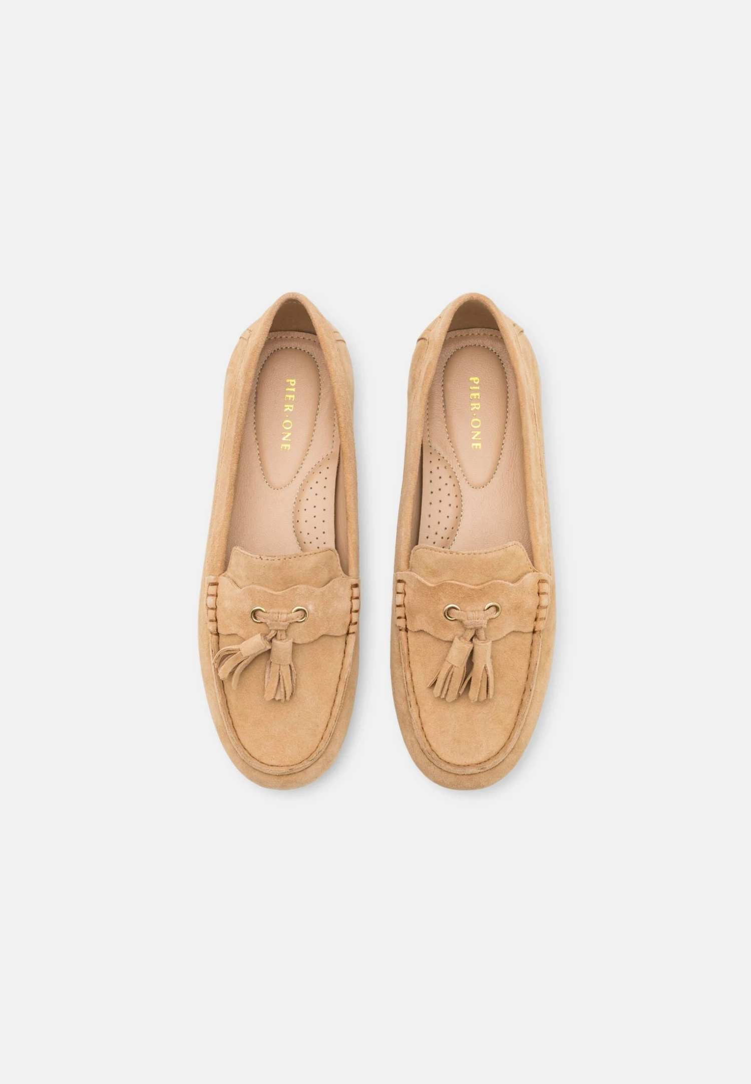 Pier One Leather- Mocassins - Beige 8 Pier One Leather- Mocassins - Beige - Afbeelding 6