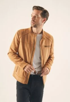 Pier One Imitatieleren Jas - Cognac