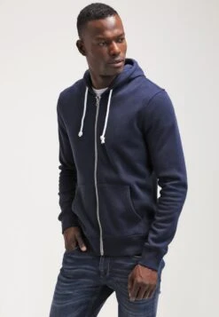 Pier One Sweater Met Rits - Navy