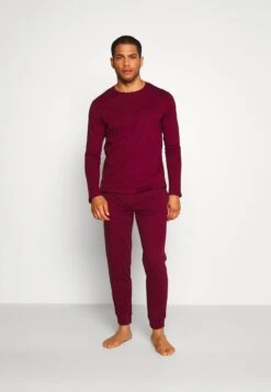 Pier One 2 Pack - Pyjamabroek - Dark Blue/Bordeaux