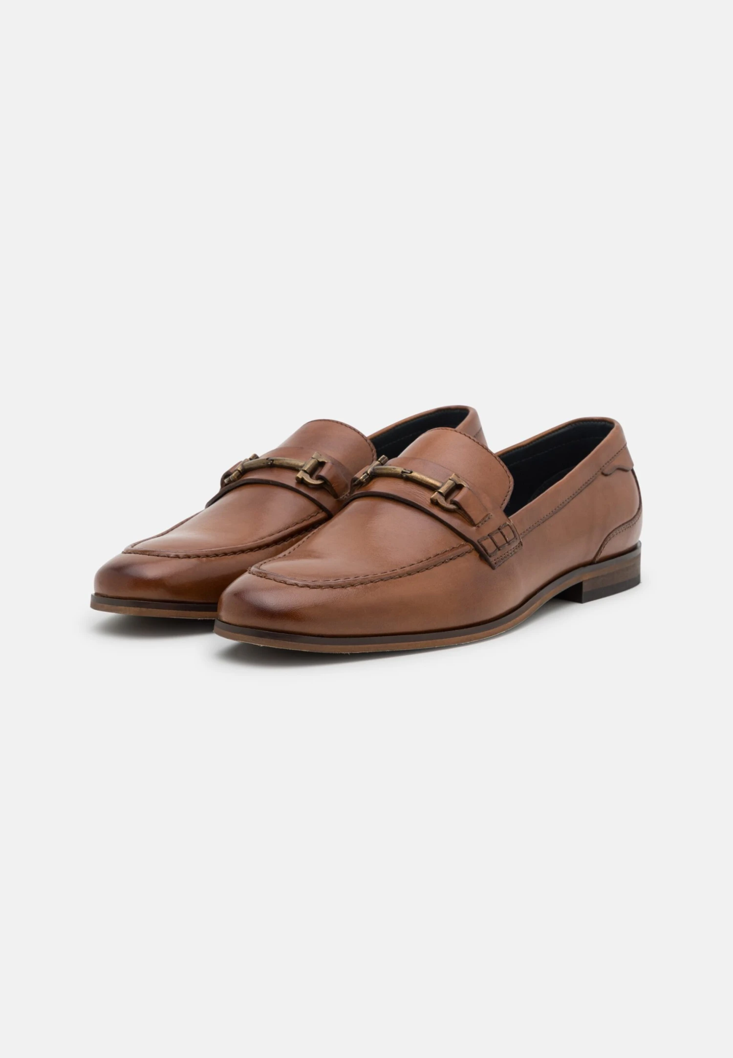 Pier One Leather - Instappers - Cognac 6 Pier One Leather - Instappers - Cognac - Afbeelding 4
