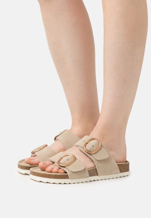 Pier One Leather - Muiltjes - Beige