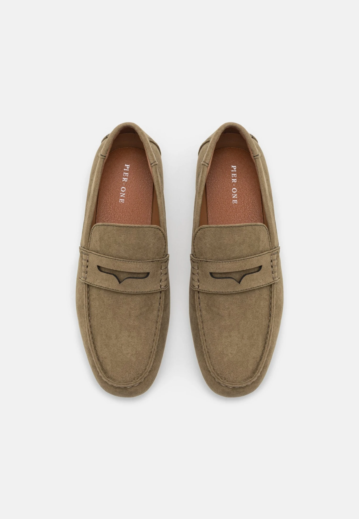 Pier One Unisex - Mocassins - Olive 6 Pier One Unisex - Mocassins - Olive - Afbeelding 4