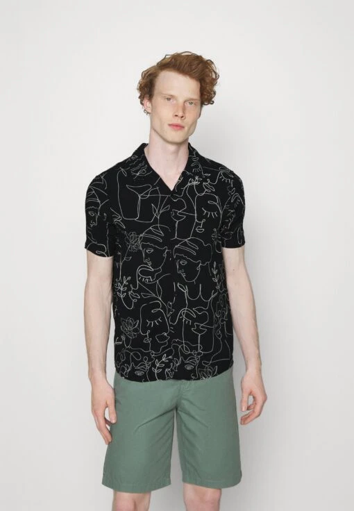 Pier One Resort Regular - Overhemd - Black