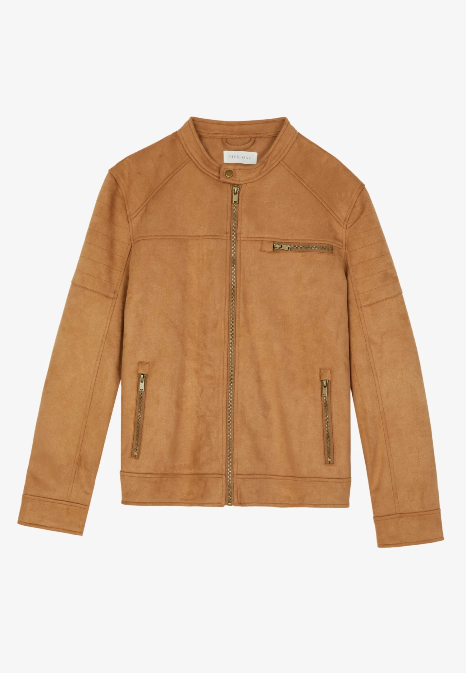 Pier One Imitatieleren Jas - Cognac 7 Pier One Imitatieleren Jas - Cognac - Afbeelding 5