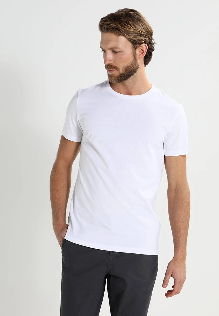 Pier One 2 Pack - T-Shirt Basic - White 5 Pier One 2 Pack - T-Shirt Basic - White - Afbeelding 3