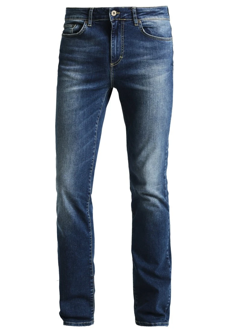 Pier One Straight Leg Jeans - Washed Dark Blue 7 Pier One Straight Leg Jeans - Washed Dark Blue - Afbeelding 5