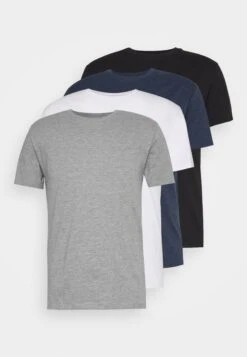 Pier One 4 Pack - T-Shirt Basic - Black/White/Blue 10 Pier One 4 Pack - T-Shirt Basic - Black/White/Blue -Pier One a6336c9ea9294b8b9261921b47ede4b7
