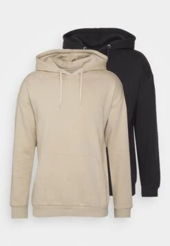 Pier One 2 Pack - Hoodie - Black/ Beige 13 Pier One 2 Pack - Hoodie - Black/ Beige -Pier One a84a4ef05979475782ac39c6c8ef241b
