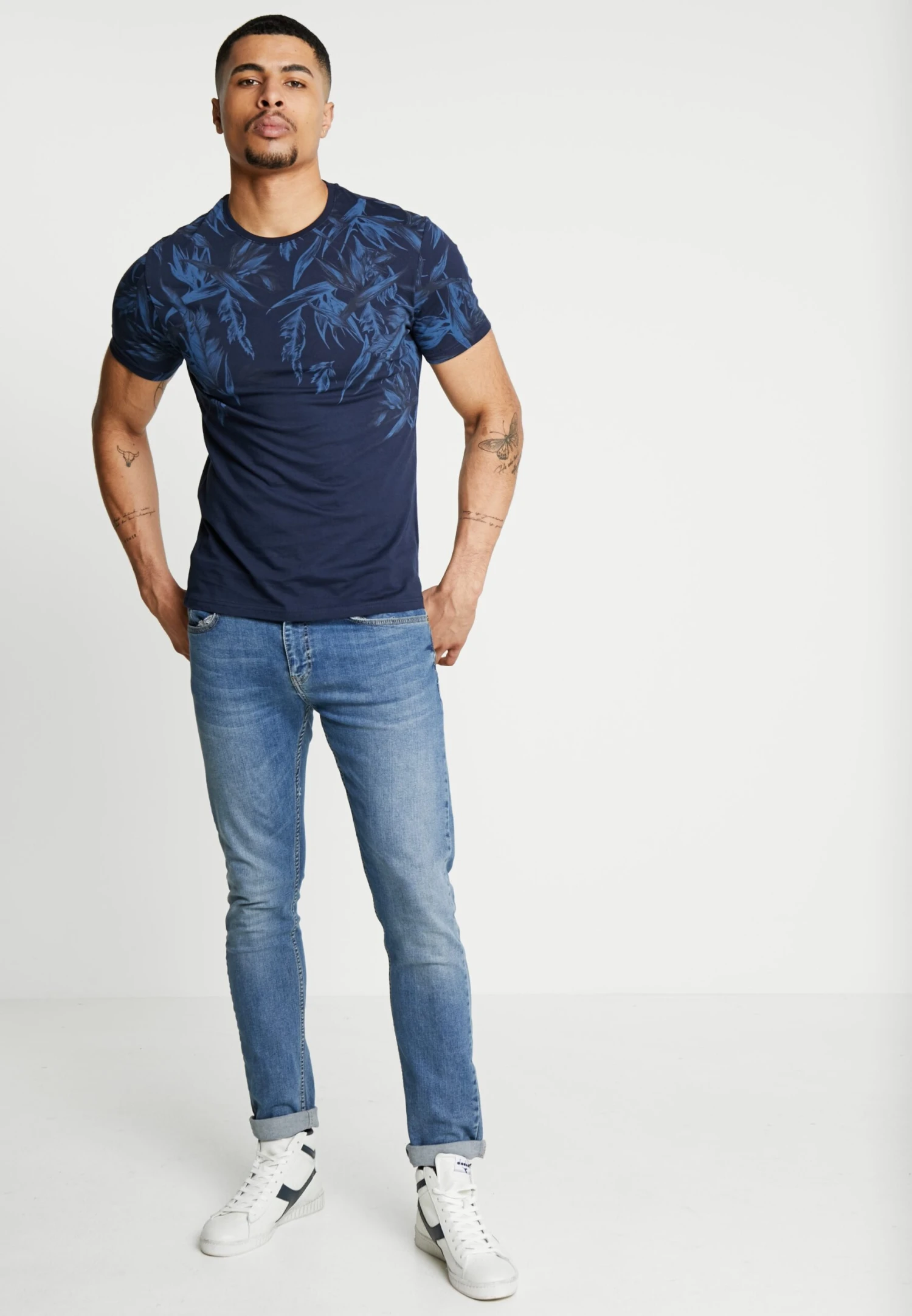 Pier One T-Shirt Print - Blue 4 Pier One T-Shirt Print - Blue - Afbeelding 2
