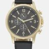 Pier One Unisex - Chronograaf - Black/Gold-Coloured 1 Pier One Unisex - Chronograaf - Black/Gold-Coloured -Pier One acfdb02619d04ae39153a602c03f6f6e