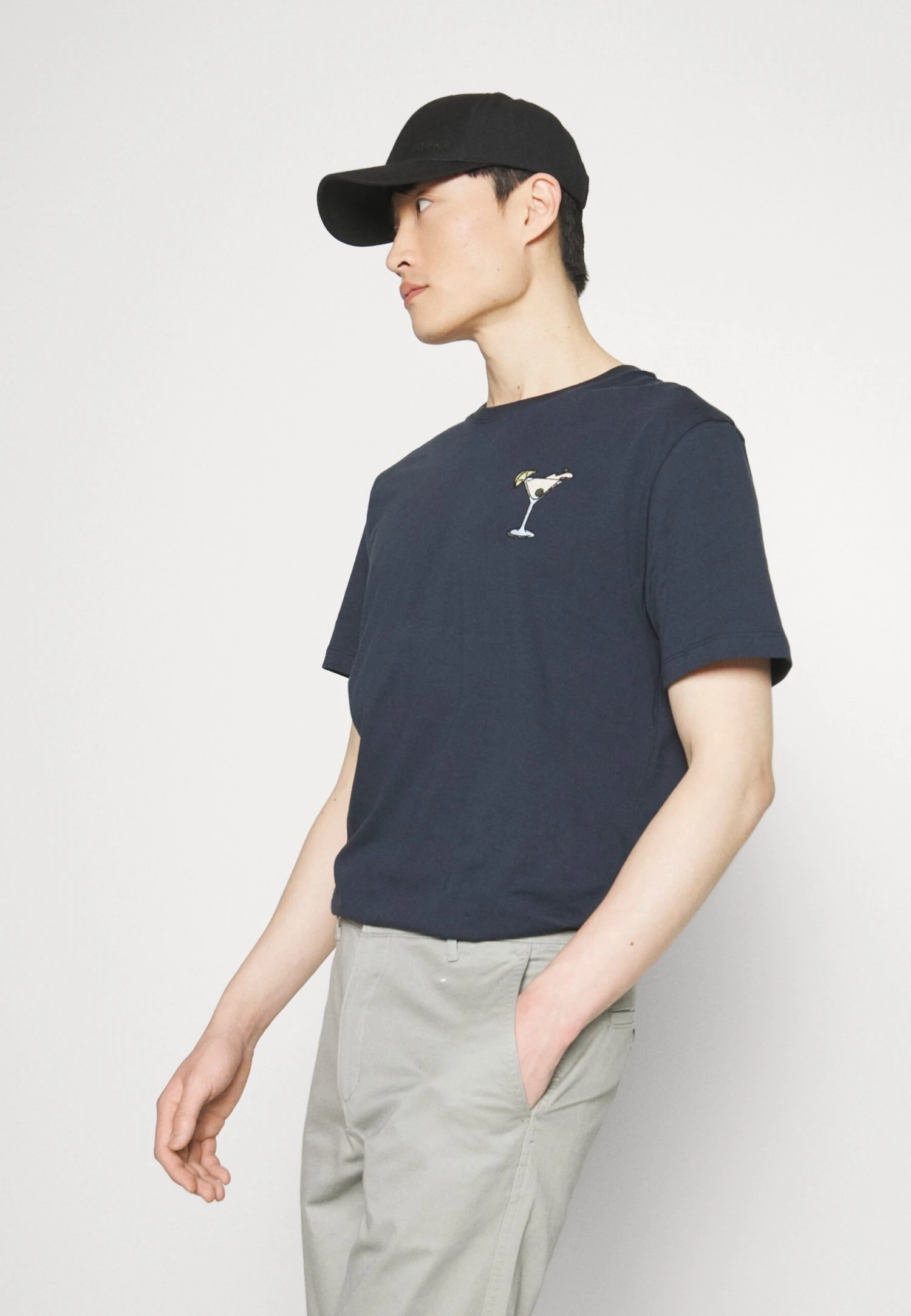 Pier One Cocktail Tee- T-Shirt Print - 503 - Dark Blue 6 Pier One Cocktail Tee- T-Shirt Print - 503 - Dark Blue - Afbeelding 4