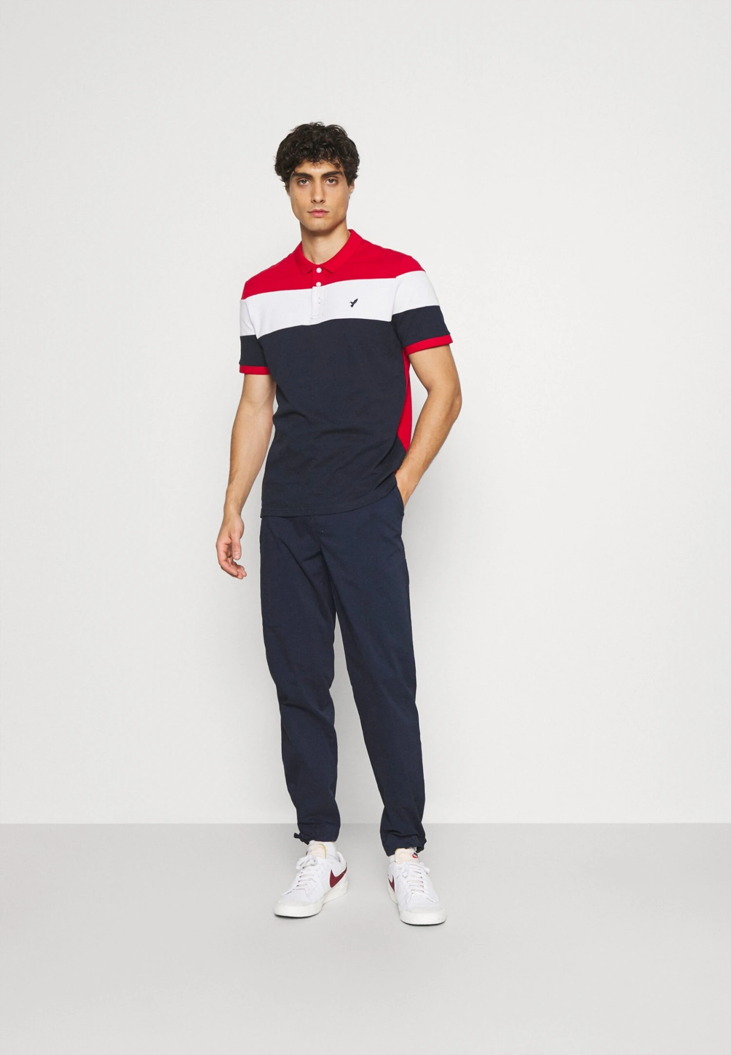 Pier One Poloshirt - Red/White/Dark Blue 4 Pier One Poloshirt - Red/White/Dark Blue - Afbeelding 2