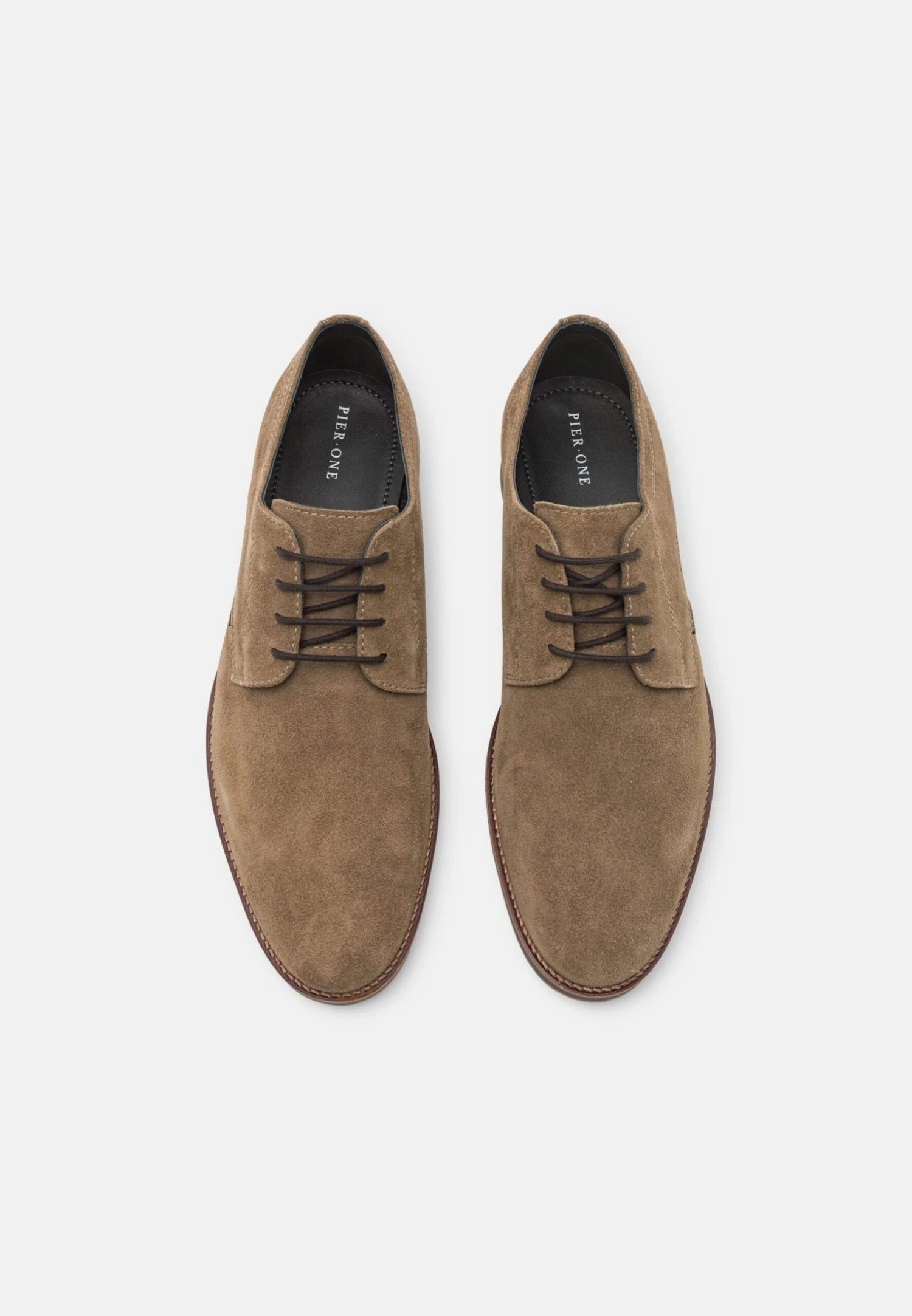Pier One Leather - Veterschoenen - Taupe 6 Pier One Leather - Veterschoenen - Taupe - Afbeelding 4
