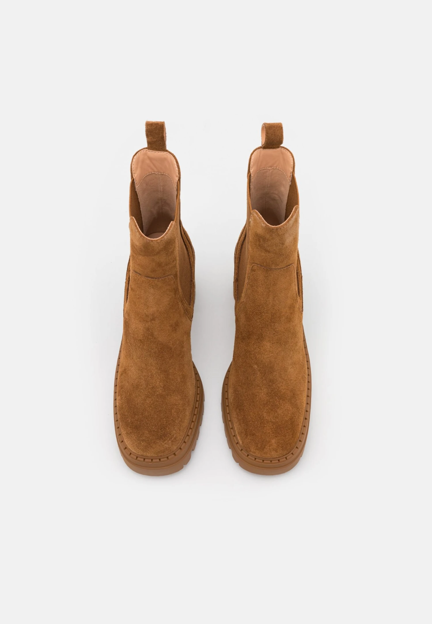 Pier One Leather - Enkellaarsjes Met Hoge Hak - Cognac 8 Pier One Leather - Enkellaarsjes Met Hoge Hak - Cognac - Afbeelding 6
