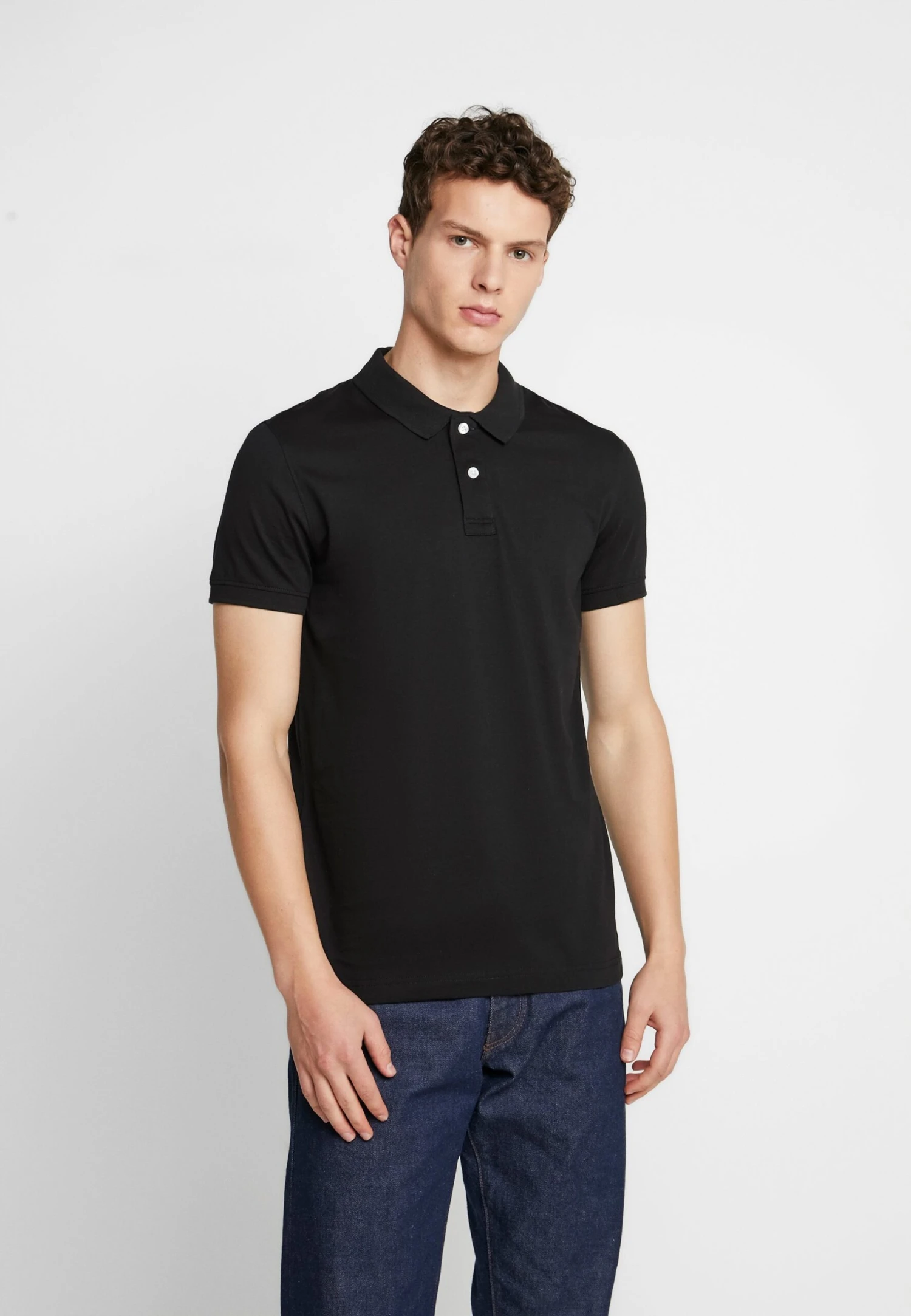Pier One 2 Pack - Poloshirt - Bordeaux/Black 5 Pier One 2 Pack - Poloshirt - Bordeaux/Black - Afbeelding 3