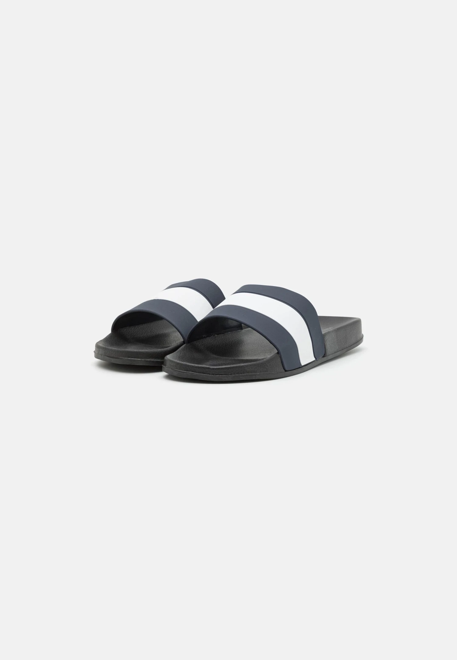 Pier One Muiltjes - Dark Blue/White 4 Pier One Muiltjes - Dark Blue/White - Afbeelding 2