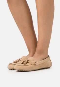 Pier One Leather- Mocassins - Beige